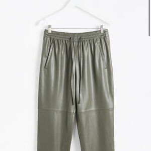 Oliver Bonas Vegan Leather Joggers